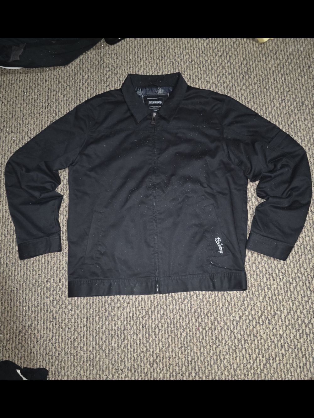 Black Billabong Harrington Jacket